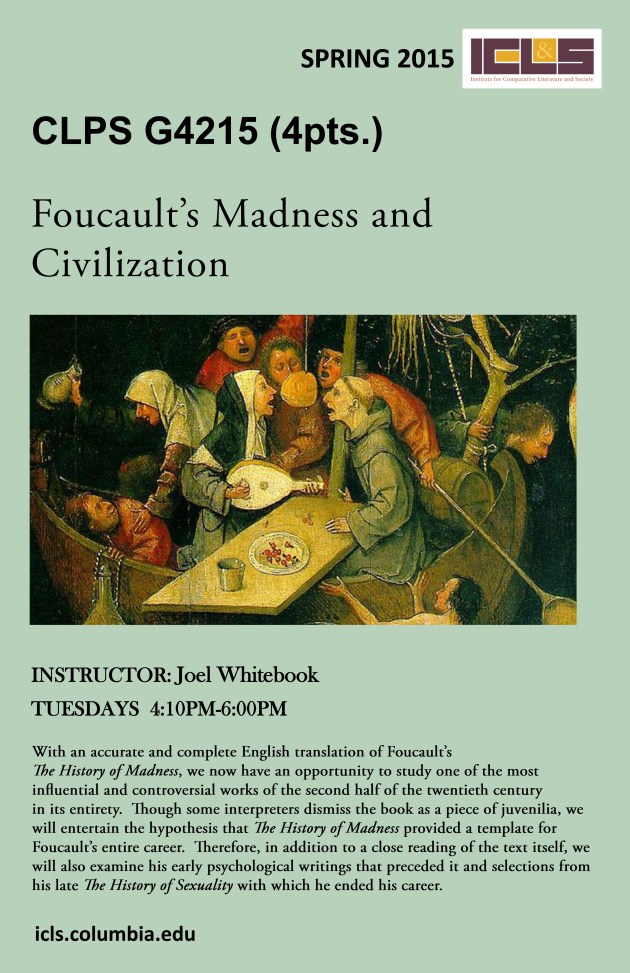 Spring 15 Foucault's Madness and Civilization.jpg